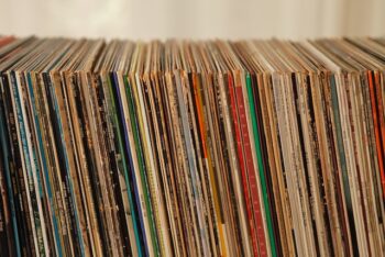 レコードのコレクション